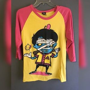 Drop Dead Zombie Baseball Tee